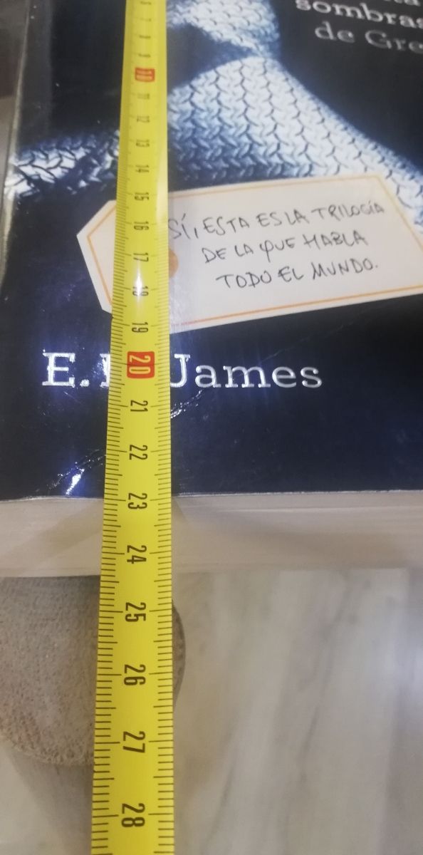 Cincuenta sombras de Grey.