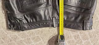Calças couro mota
