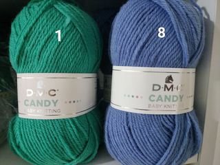LOTE LANAS DMC CANDY Y SWEETIE. 28 unid