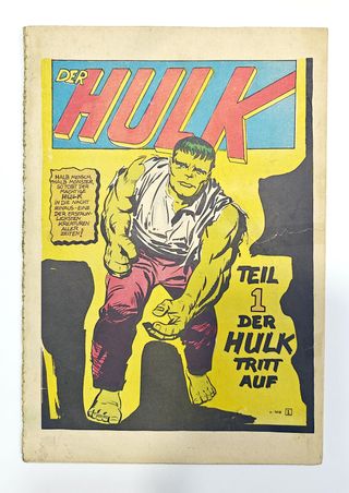 Cómic original Hulk, Der Gewaltige #2 | 1974
