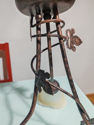 Lámpara techo forja