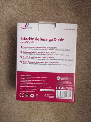 Estación de Recarga para Wii y Wii U