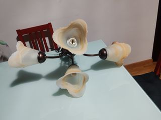 Lámpara techo forja