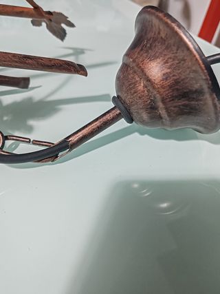 Lámpara techo forja