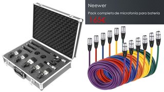 SET PERCUSIÓN ACÚSTICO – MICROS BATERÍA