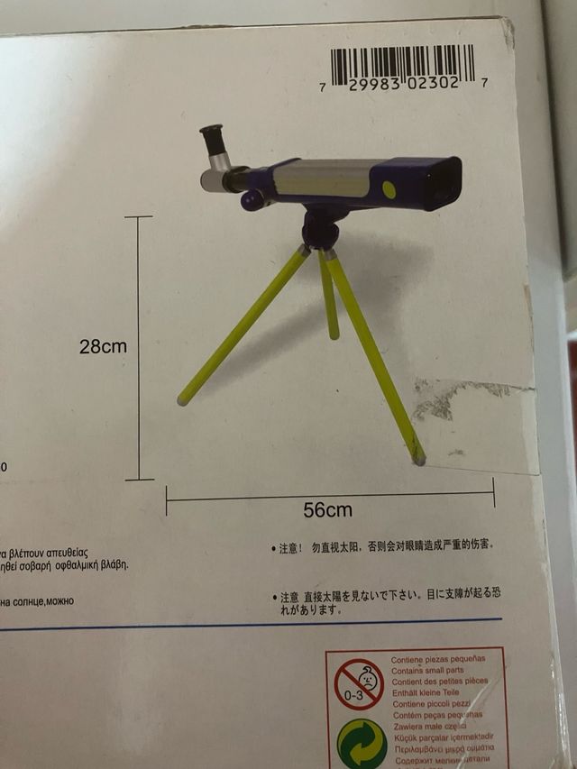 Telescopio de juguete