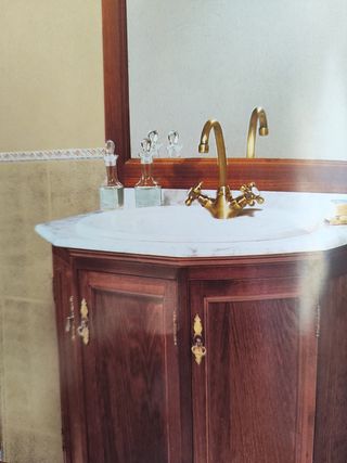 Mueble baño rustico a estrenar baño 75 rústico bañ