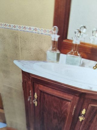 Mueble baño rustico a estrenar baño 75 rústico bañ