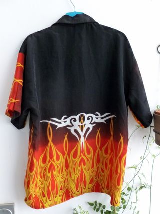 Camisa juvenil de seda