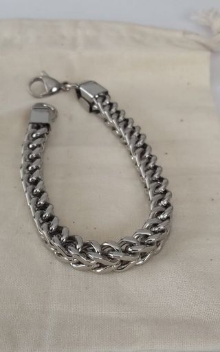 Pulsera cuadrada de acero inoxidable