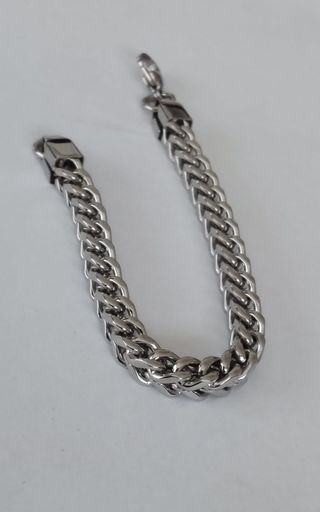 Pulsera cuadrada de acero inoxidable