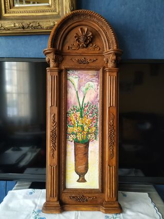 Cuadro de resina Vintage año 90