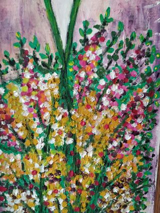 Cuadro de resina Vintage año 90