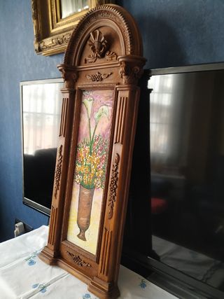 Cuadro de resina Vintage año 90