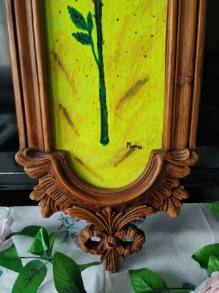 Cuadro al óleo Vintage , año 90