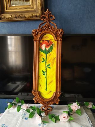 Cuadro al óleo Vintage , año 90