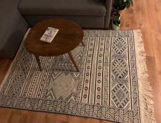 alfombra kilim artesanal 137x195