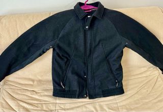 chaqueta calvin klein lana gris