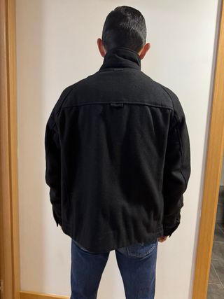 chaqueta calvin klein lana gris