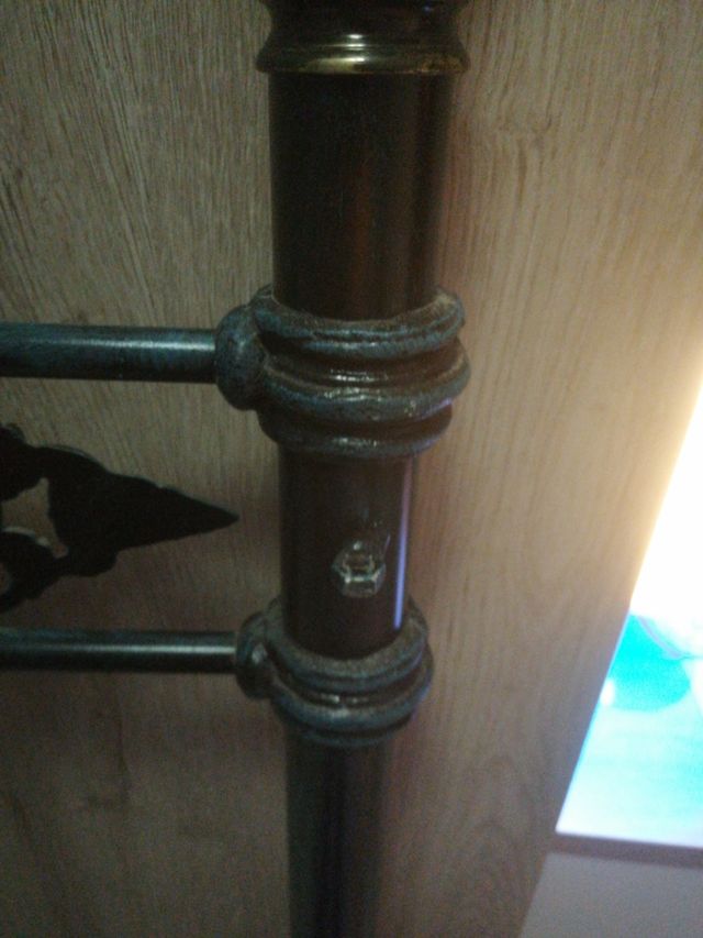 Cabecero cama de hierro forjado.
