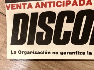 AC/DC Motley Crue. Poster de concierto.