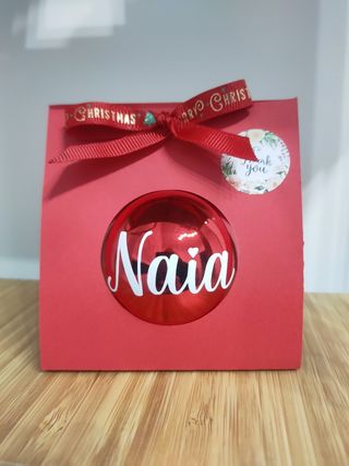 Bolas de navidad personalizadas