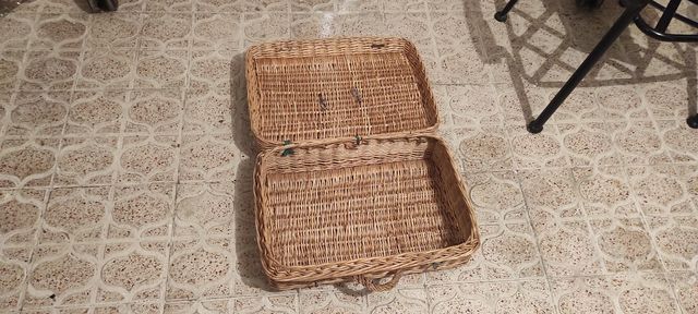 Maleta mimbre