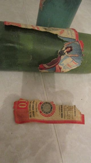 Lote 2 antiguas botellas lejía El Blanquito