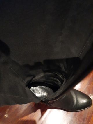 Botas de piel.