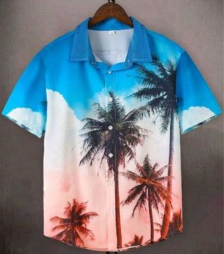 camisa talla M estampada 