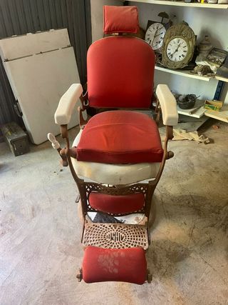 Silla barbero antigua