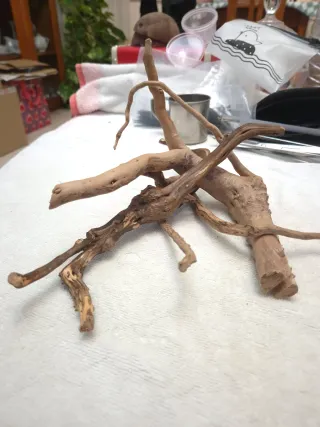 3x Troncos de Madeira Natural Para Aquários