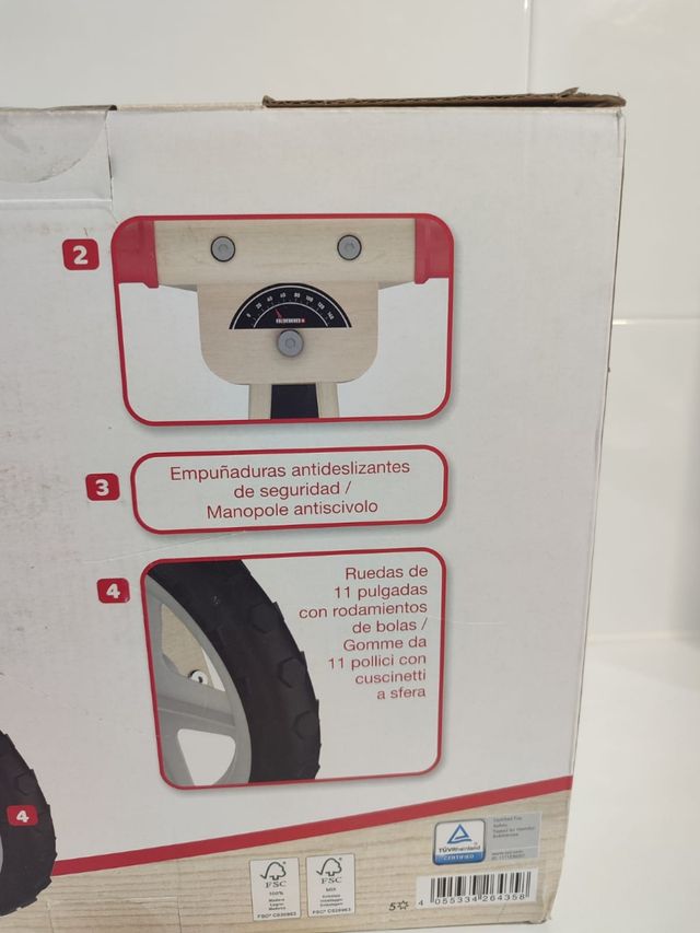 🆕 Motocicleta Retro de Madera sin Pedal