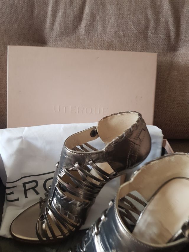 Sandalias tacón uterque