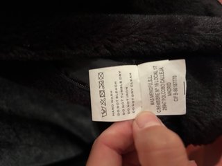 Abrigo reversible pelo y acolchado