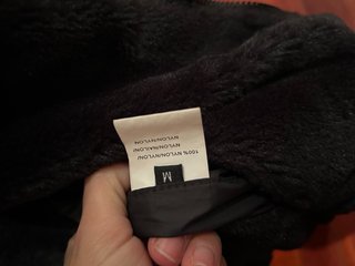 Abrigo reversible pelo y acolchado