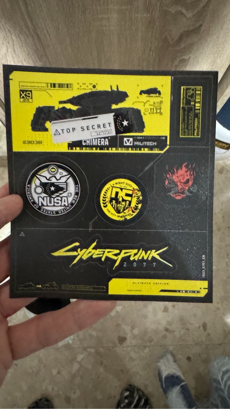 Imagen de Pegatinas CyberPunk 2077 Ultimate Edition y extra