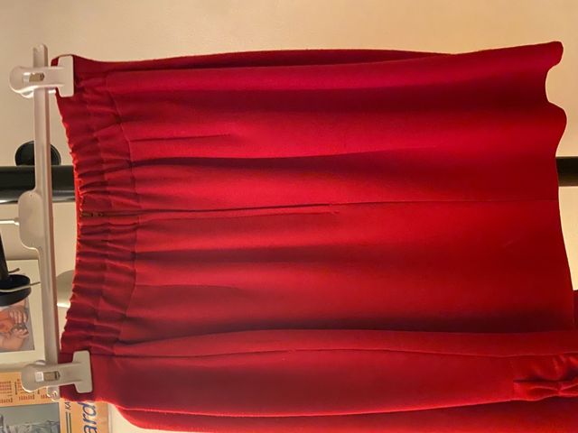 splendido tailleur rosso