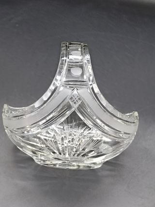 Cesta cristal tallado