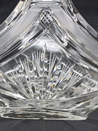 Cesta cristal tallado