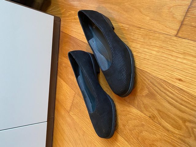 Scarpe nere con glitter