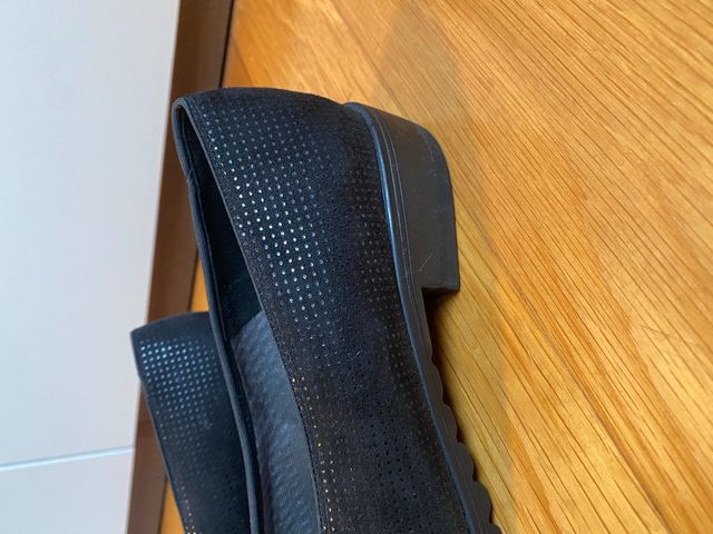 Scarpe nere con glitter