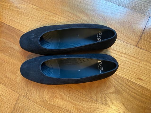 Scarpe nere con glitter