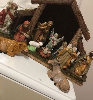 Presepio com Cabana e 11 Figuras
