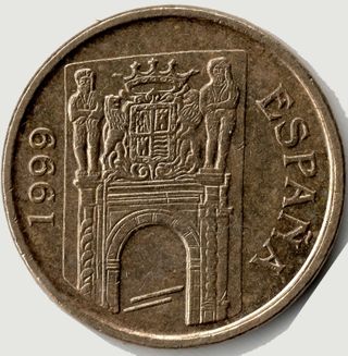 5 PESETAS AÑO 1999