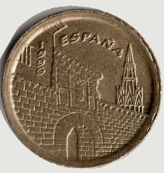 5 PESETAS AÑO 1996