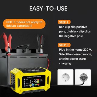 Cargador de baterías de 12V