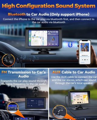 Pantalla de coche inalambrica