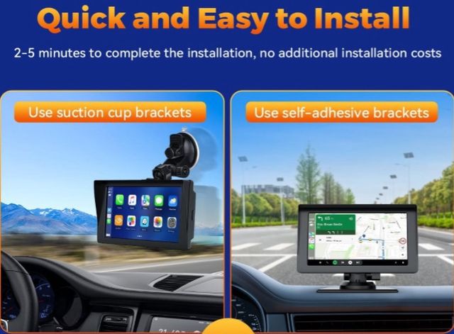 Pantalla de coche inalambrica