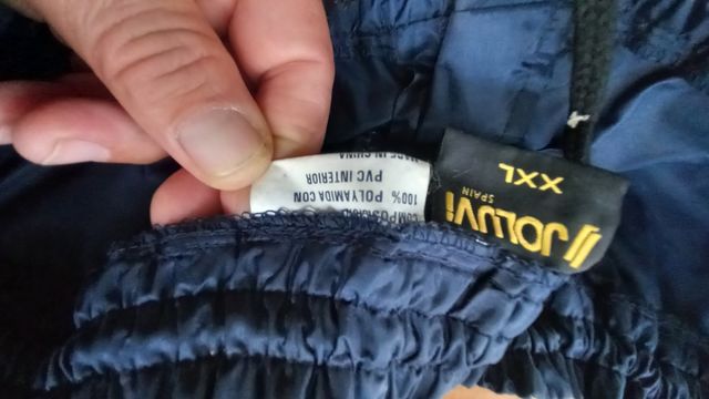 Impermeable pesca xl